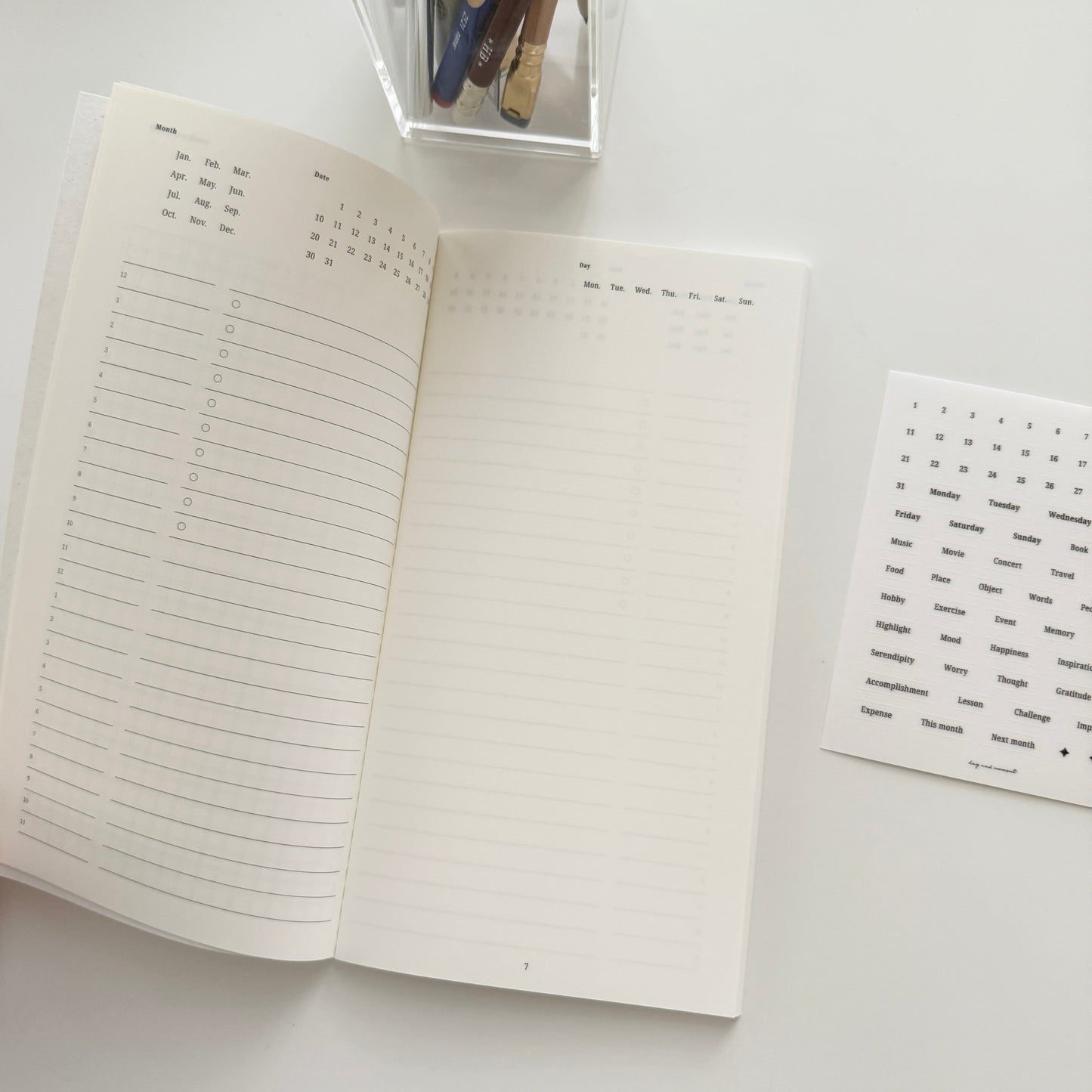 Day and Moment Journey Archive Planner