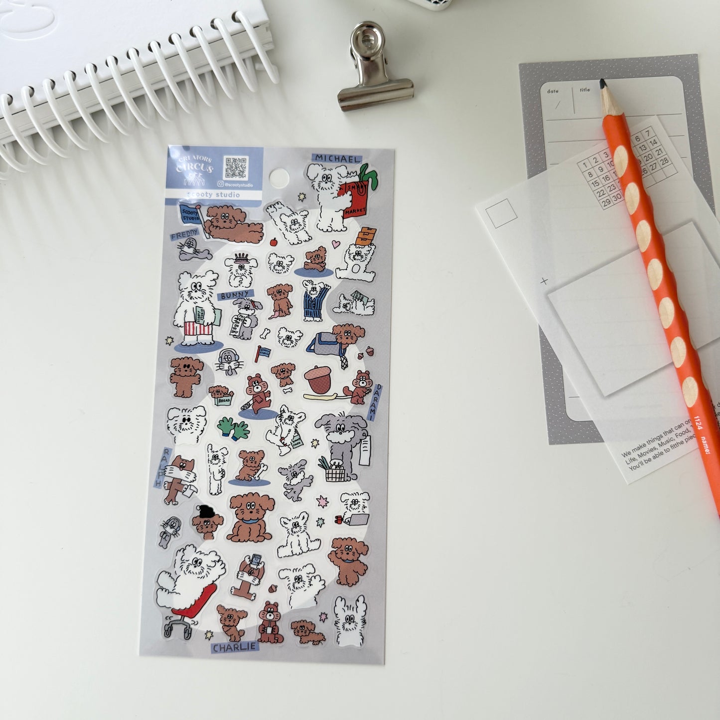 Creators Circus Sticker Sheet / LOTA & Scooty Studio