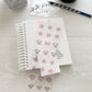 Jeongo Innerside Strawberry Milk Sticker Sheet
