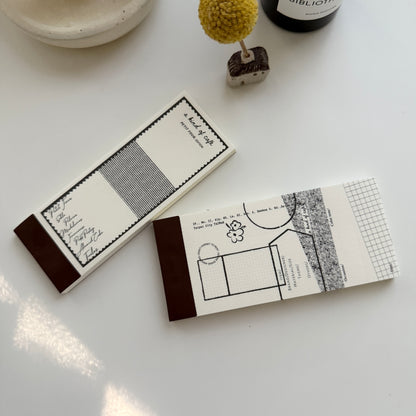 A kind of café Notepad Collection / No. 8 & No. 9