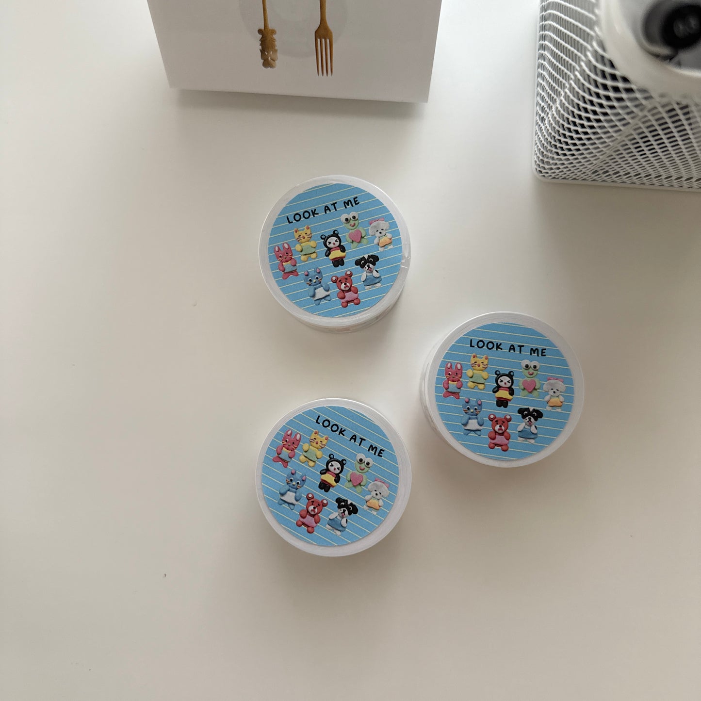 Sosom room Look at Me Kiss-cut Sticker Roll
