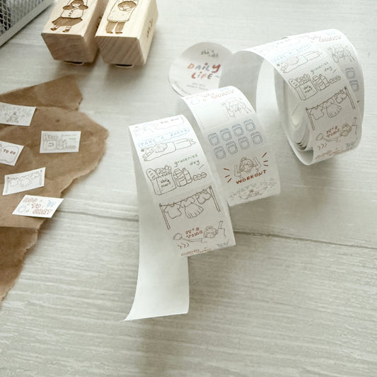 Sho Littlehappiness Daily Life Label Sticker Roll