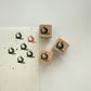 Yoko Kadokawa Apple Rubber Stamp