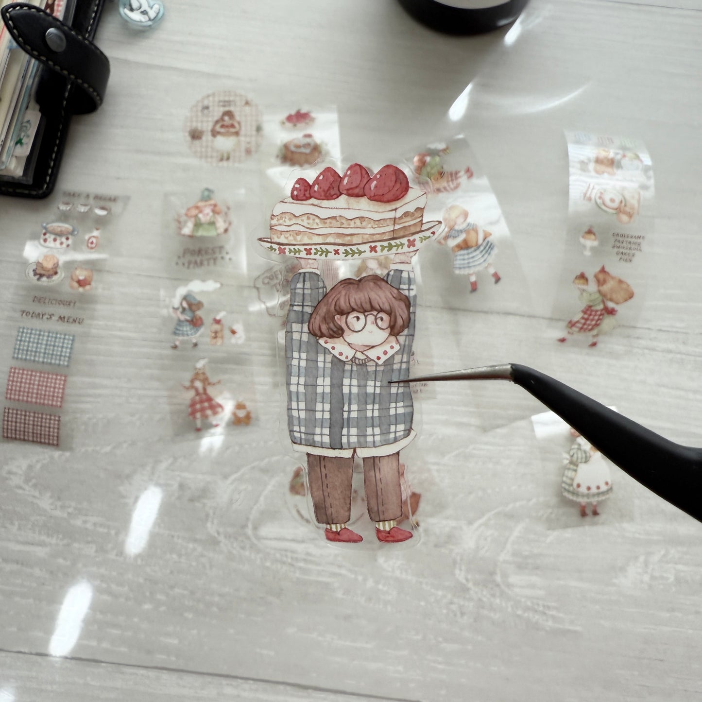 Sho LIttlehappiness Forest Party Kiss-cut Sticker Roll