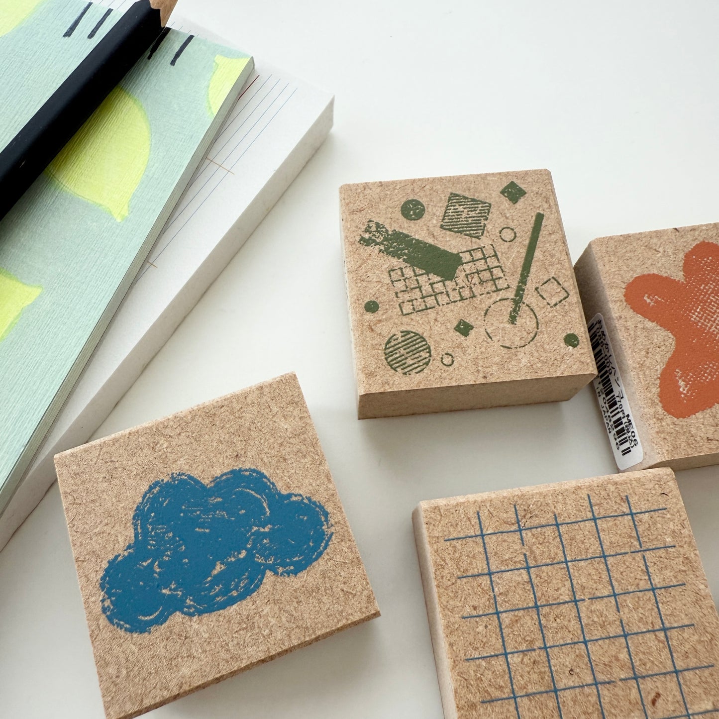 Kodomo No Kao Pattern Rubber Stamps / 6 Designs