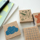 Kodomo No Kao Pattern Rubber Stamps / 6 Designs