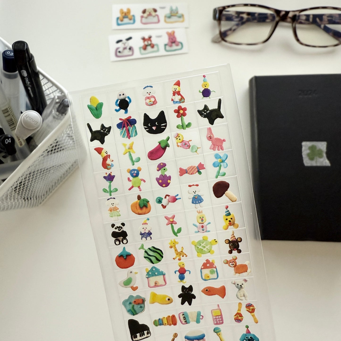 Sosom room Nemonemo Clear PET Sticker Sheet / April