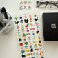 Sosom room Nemonemo Clear PET Sticker Sheet / April