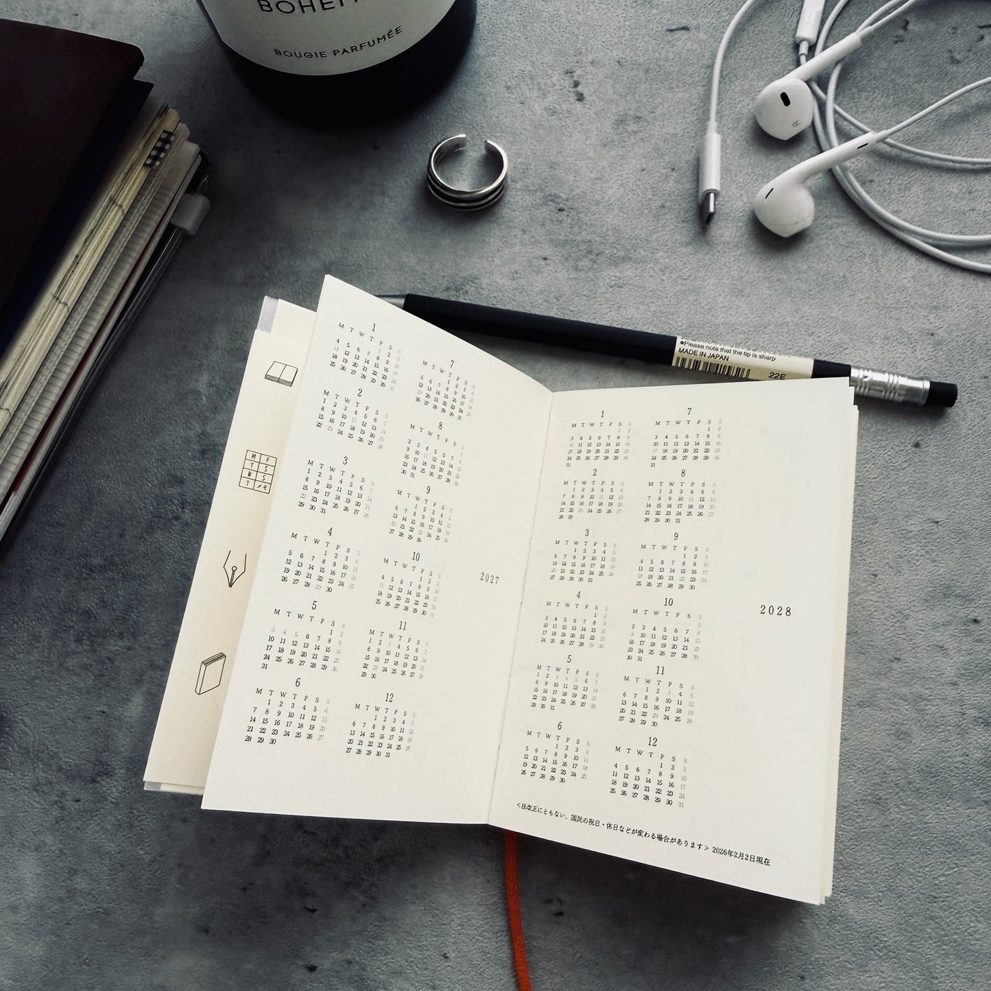 MD 2027 Notebook Diary / A7