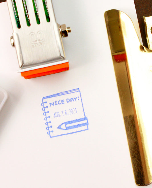 Sanby x Eric Rotary Date Stamp / Nice Day!