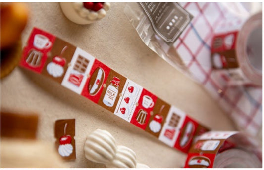 [ PRE-ORDER ] OURS Afternoon Tea Time Label Sticker Roll