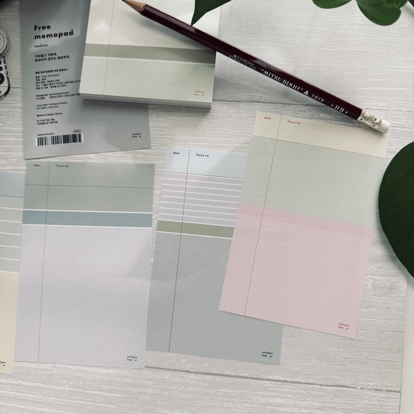 Analogue Keeper 2025 NEW Free Memo / 3 Sizes