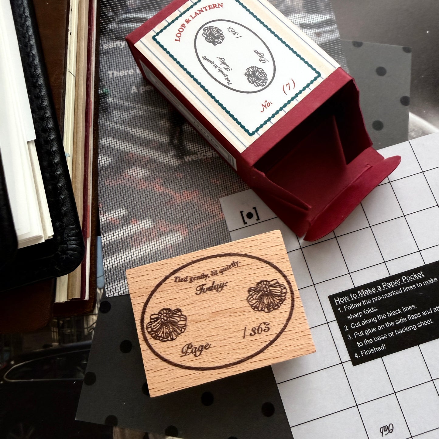 Kurukynki Loop & Lantern Oval Decorate Stamp / 2 Designs