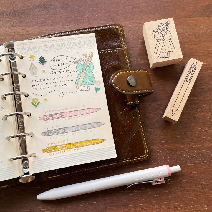 Stamp Marche Girl Stamp / 4 Designs
