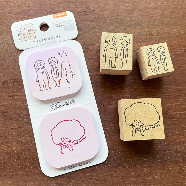 Stamp Marche x Peppoko Girl Stamp / Mind notes