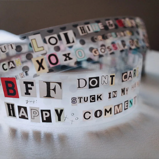 Mr. Eggplants WORDS PET Tape