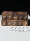 Yamadoro Star Number Rubber Stamp Set