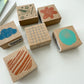 Kodomo No Kao Pattern Rubber Stamps / 6 Designs