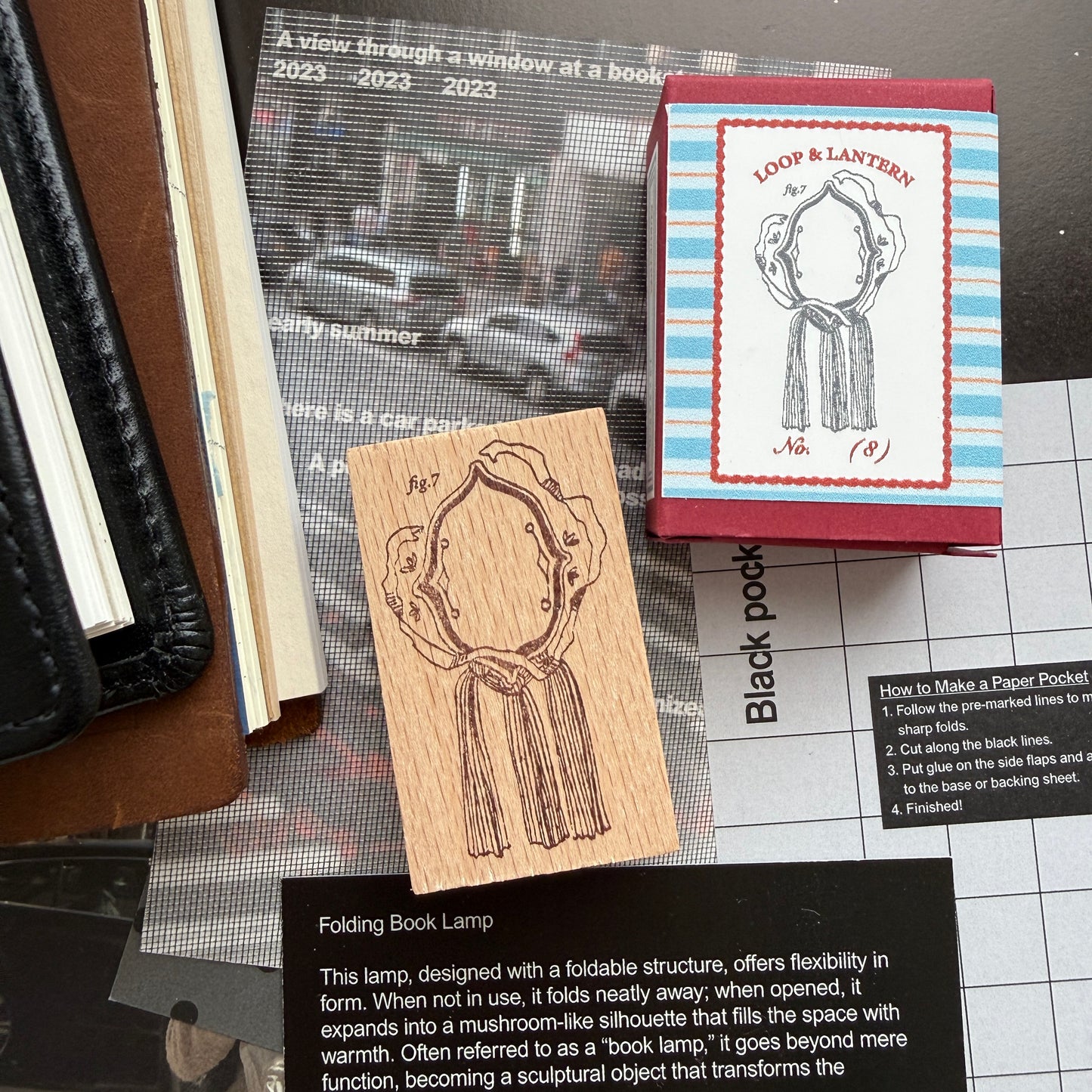 Kurukynki Loop & Lantern Rubber Stamps / 3 Designs