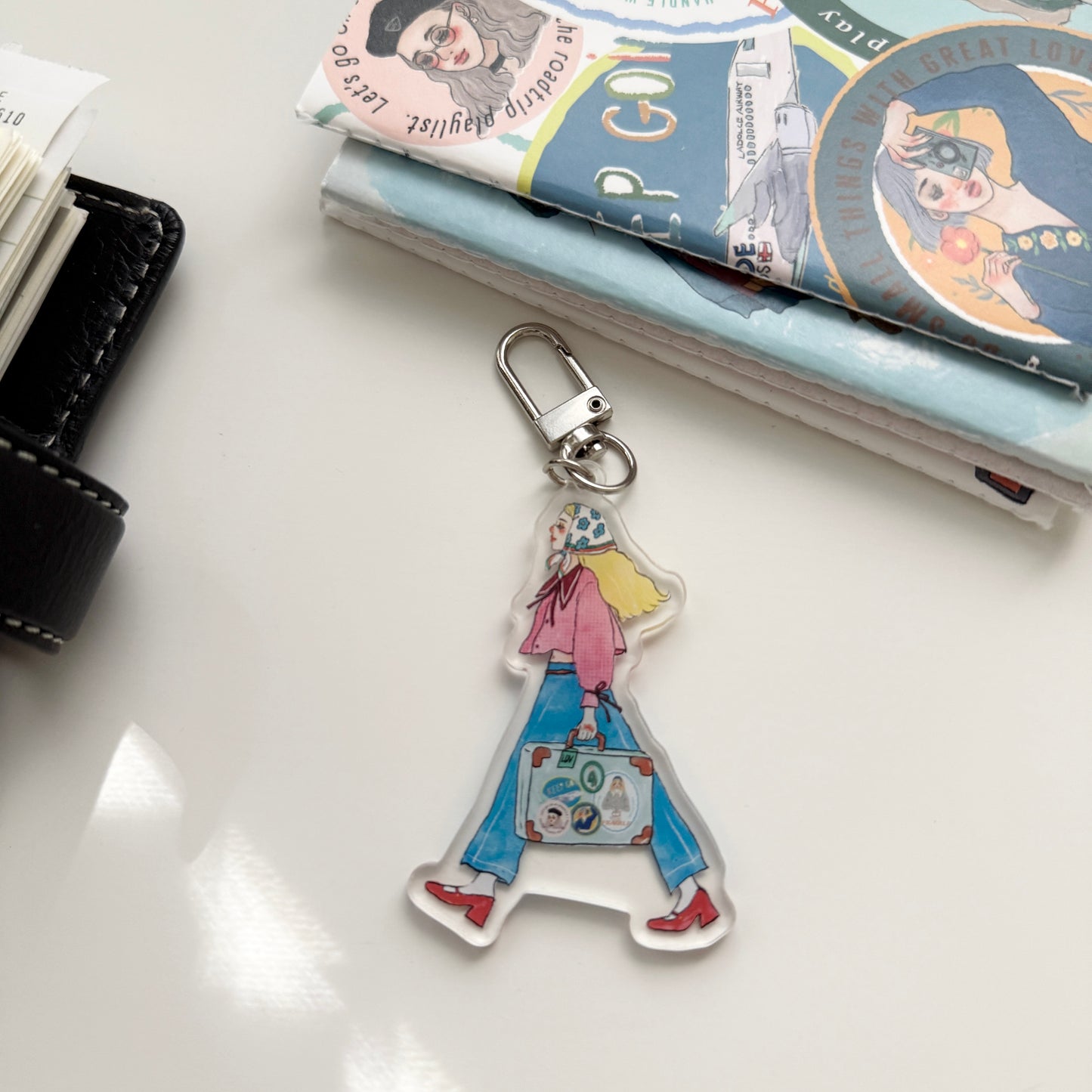 La Dolce Vita Acrylic Journal Charm / 7 Designs