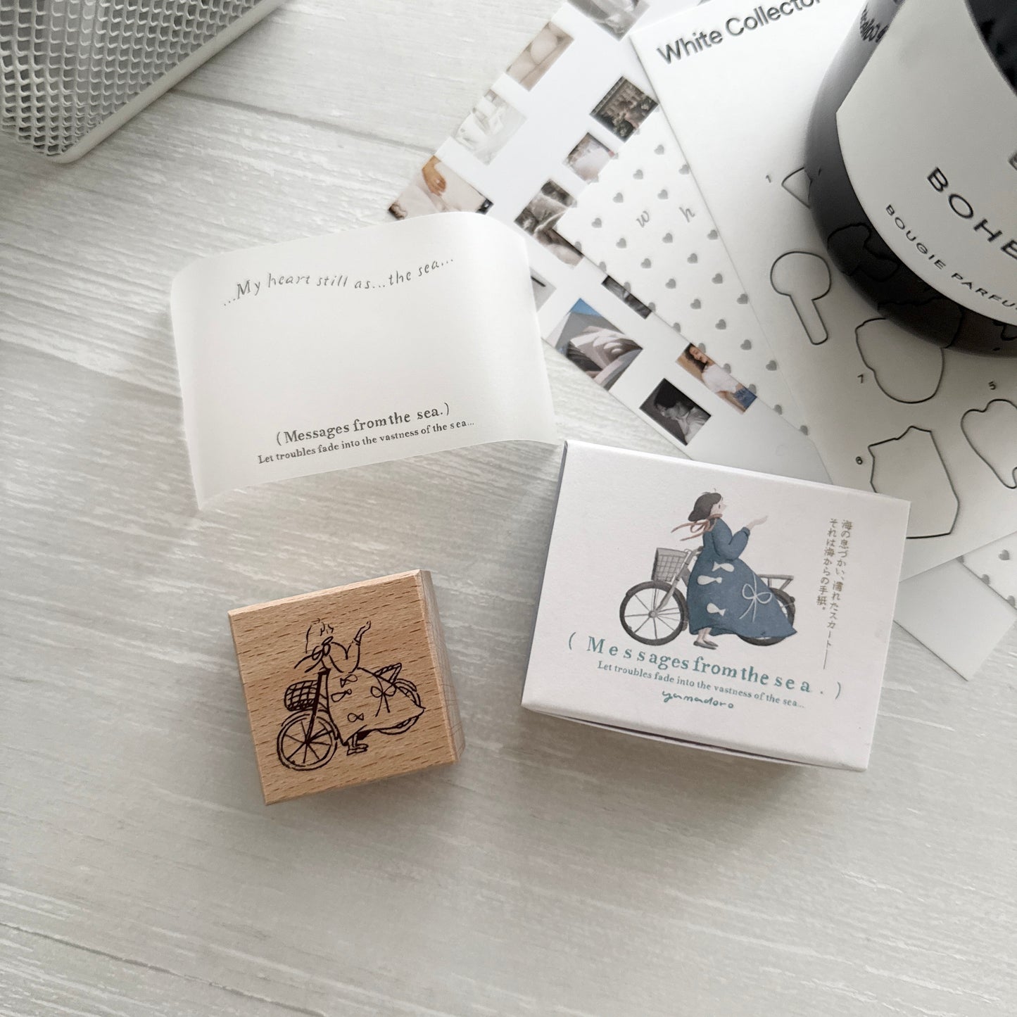Yamadoro Messages from the Sea Collection Rubber Stamp
