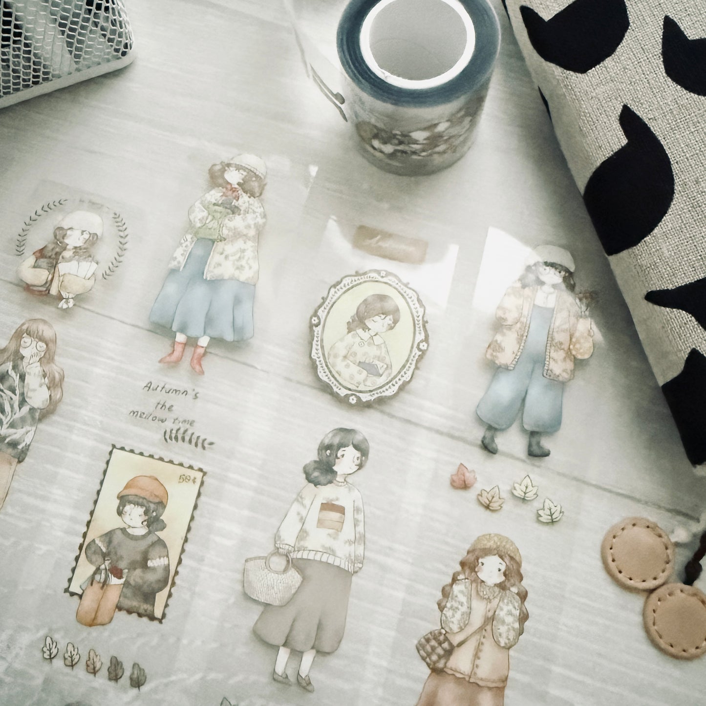 Sho Littlehappiness Autumn Girl PET Tape