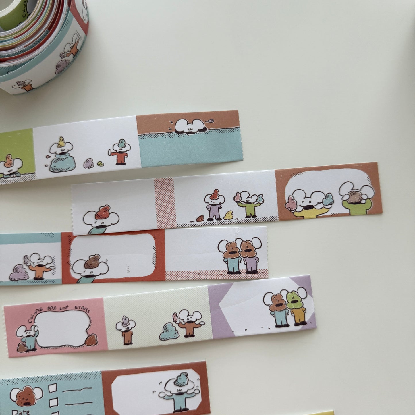 1991w2992 Color Palette Memo Roll