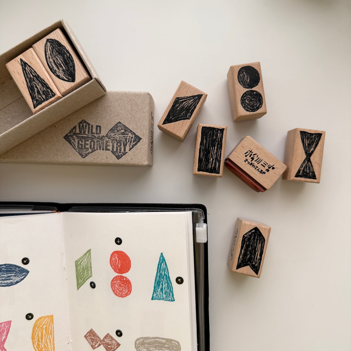 Matsukawasanmiya Wild Geometry Stamp Set