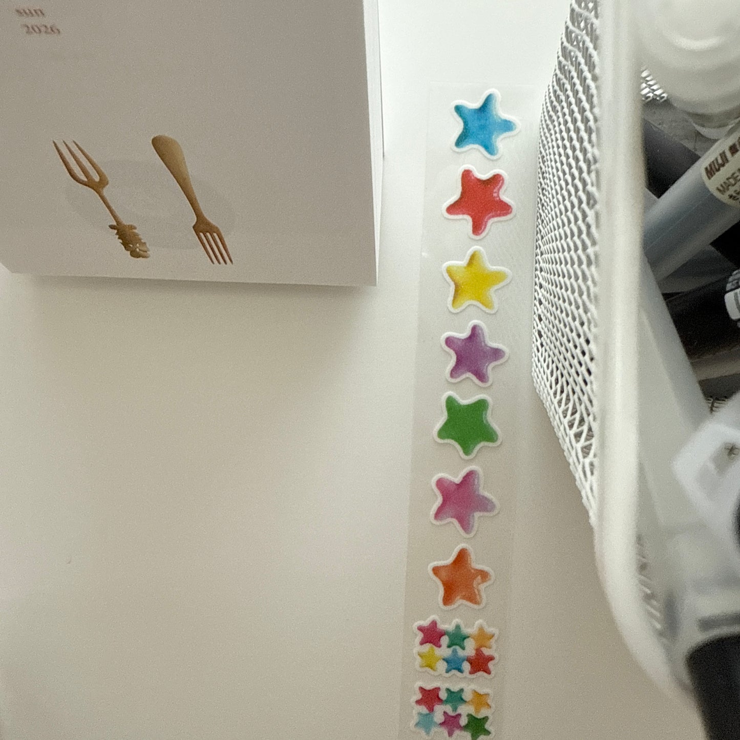 Sosom room Star Candy Glitter Sticker Roll