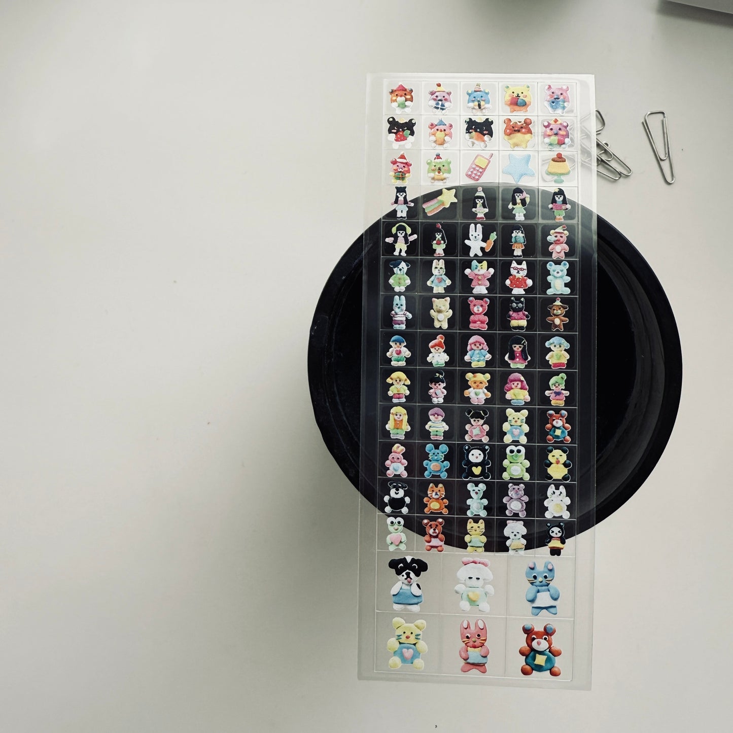 Sosom room Nemonemo Clear PET Sticker Sheet / Jan - May