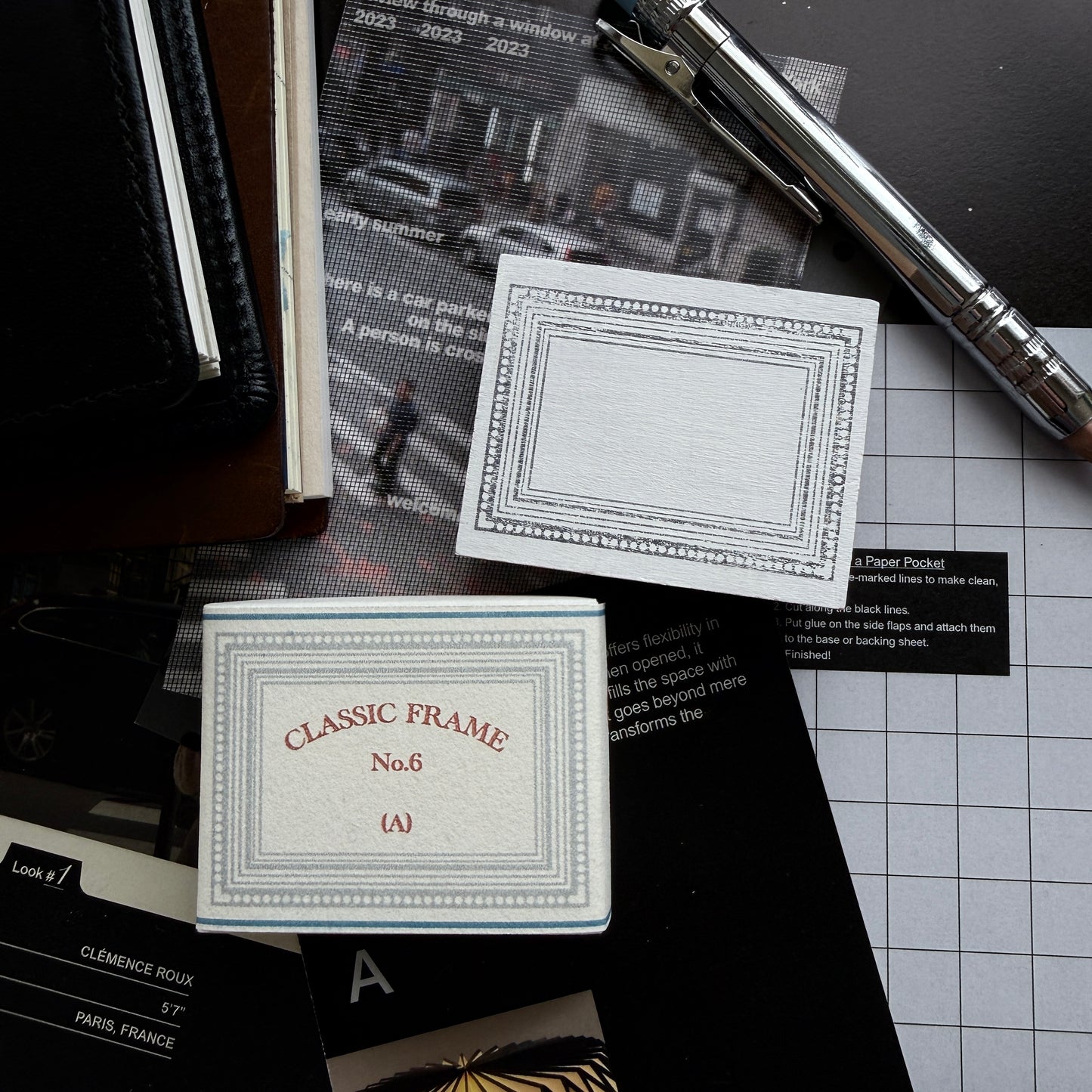 kurukynki Dream Ledger Classic Frame Rubber Stamp / Large