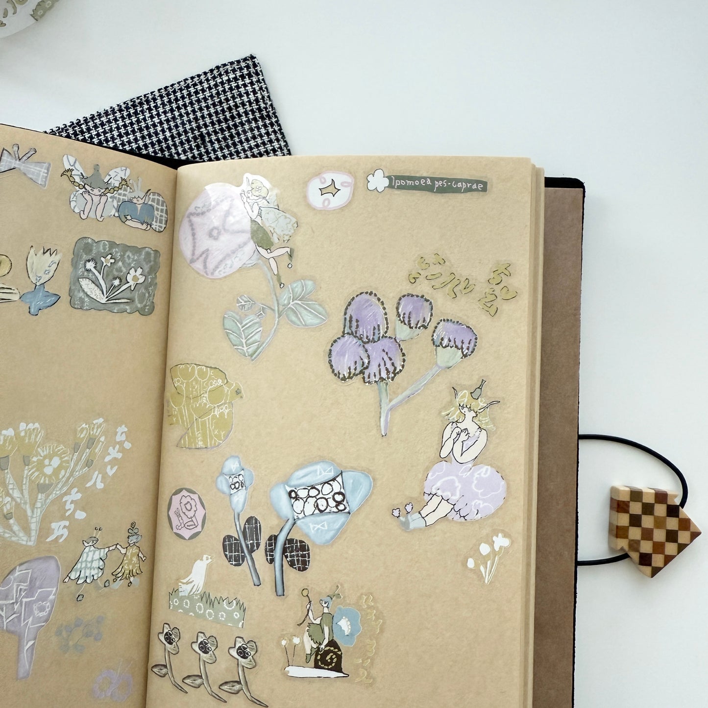 Misshoegg Meadow Flower Fairies PET Sticker Roll