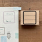 Handodori Label Rubber Stamp // 3 Sizes