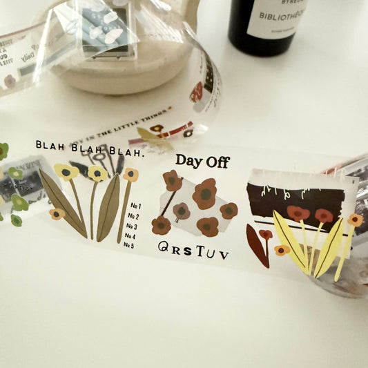 A kind of café NEW Weekend Magazine PET Tape | Revisit ver.