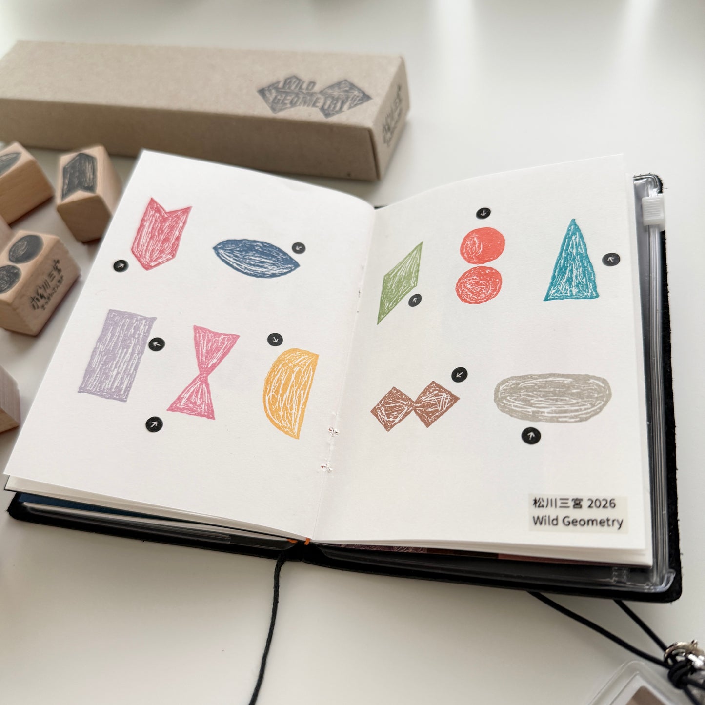 Matsukawasanmiya Wild Geometry Stamp Set