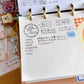 Tomoshop Rubber Stamp Design / Kuma-chan Various Check Circle Stamp