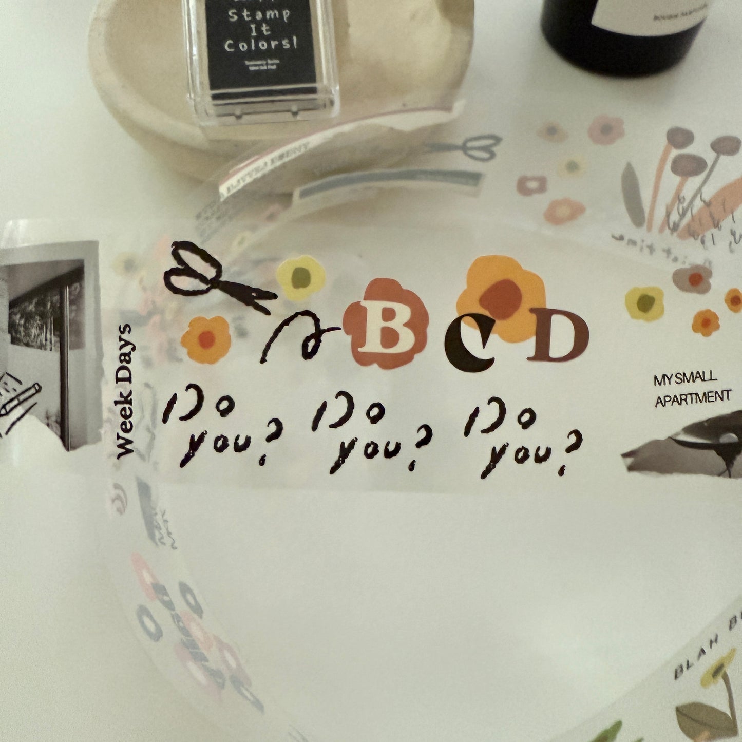 A kind of café NEW Weekend Magazine PET Tape | Revisit ver.