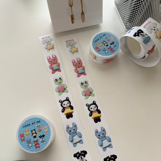 Sosom room Look at Me Kiss-cut Sticker Roll