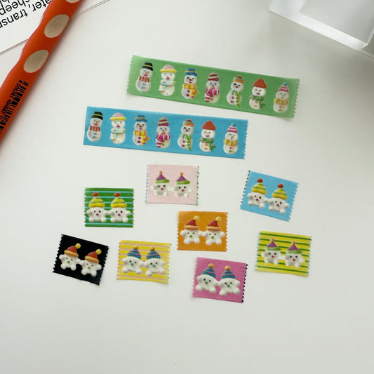 Sosomroom Snowman Masking Tape
