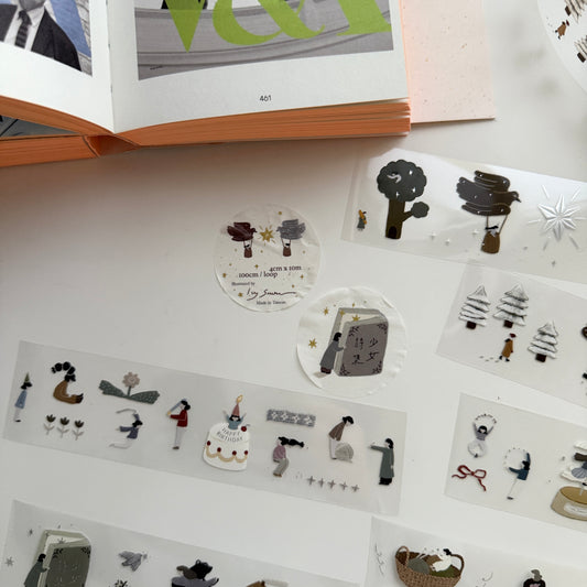 Ivy Snow Daydream PET Tape