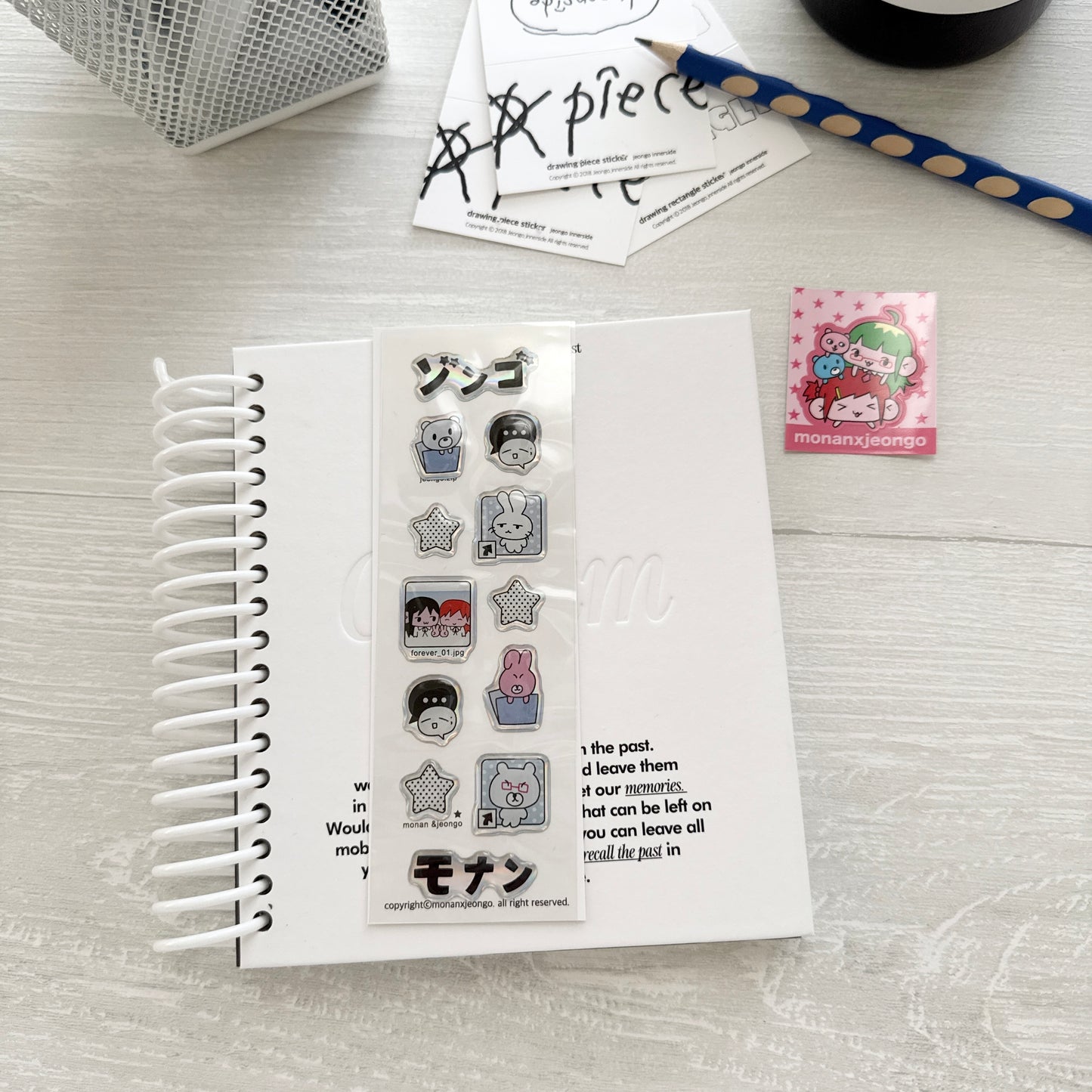 Jeongo Innerside x Monan Collaborate Sticker Collection / 10 Designs