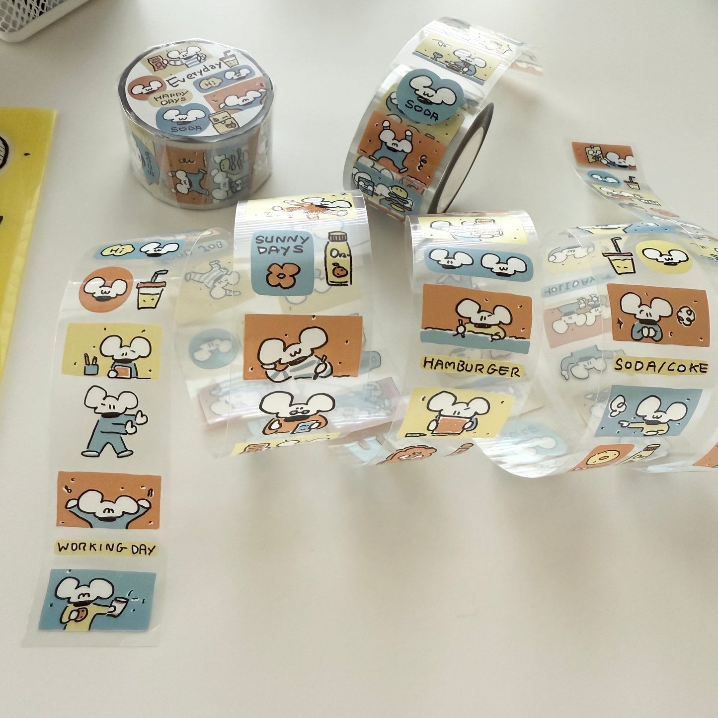 1991w2992 Everyday Lemon Macaron PET Tape