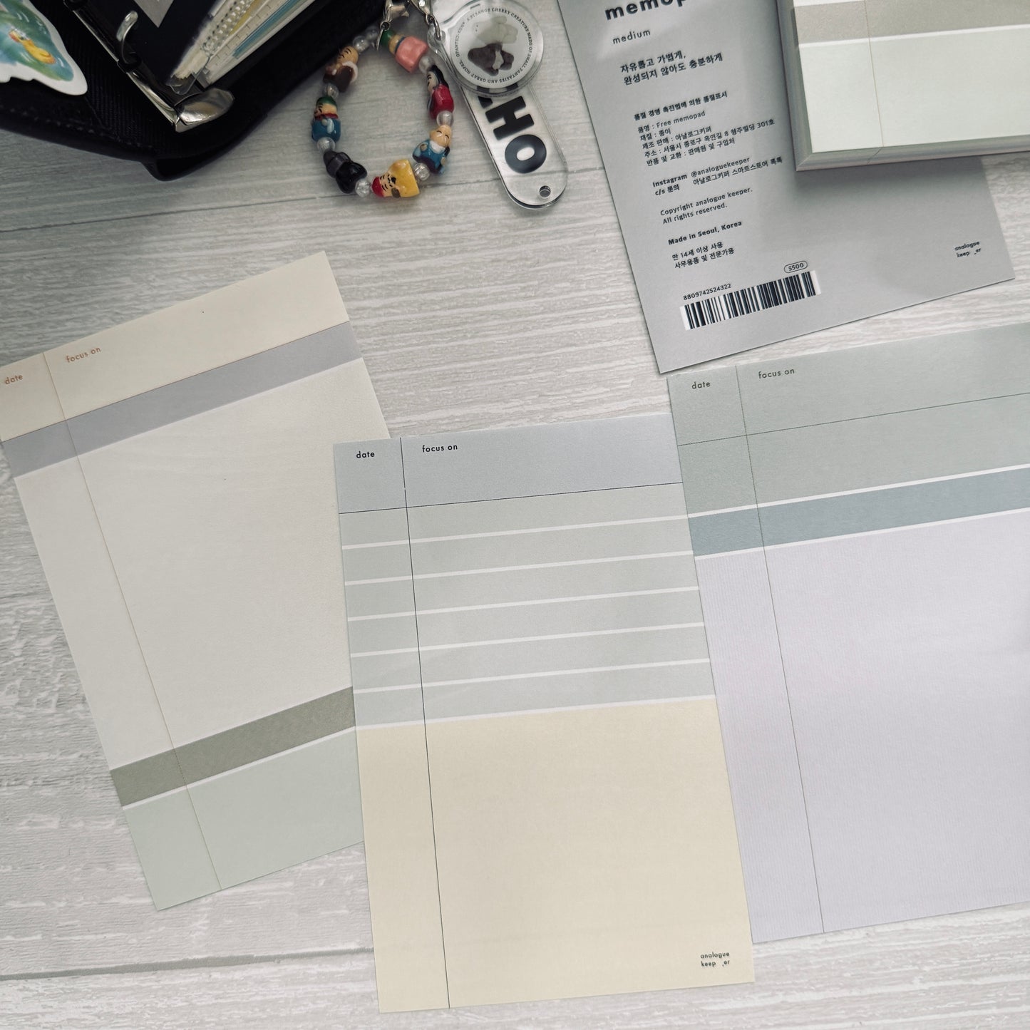 Analogue Keeper 2025 NEW Free Memo / 3 Sizes