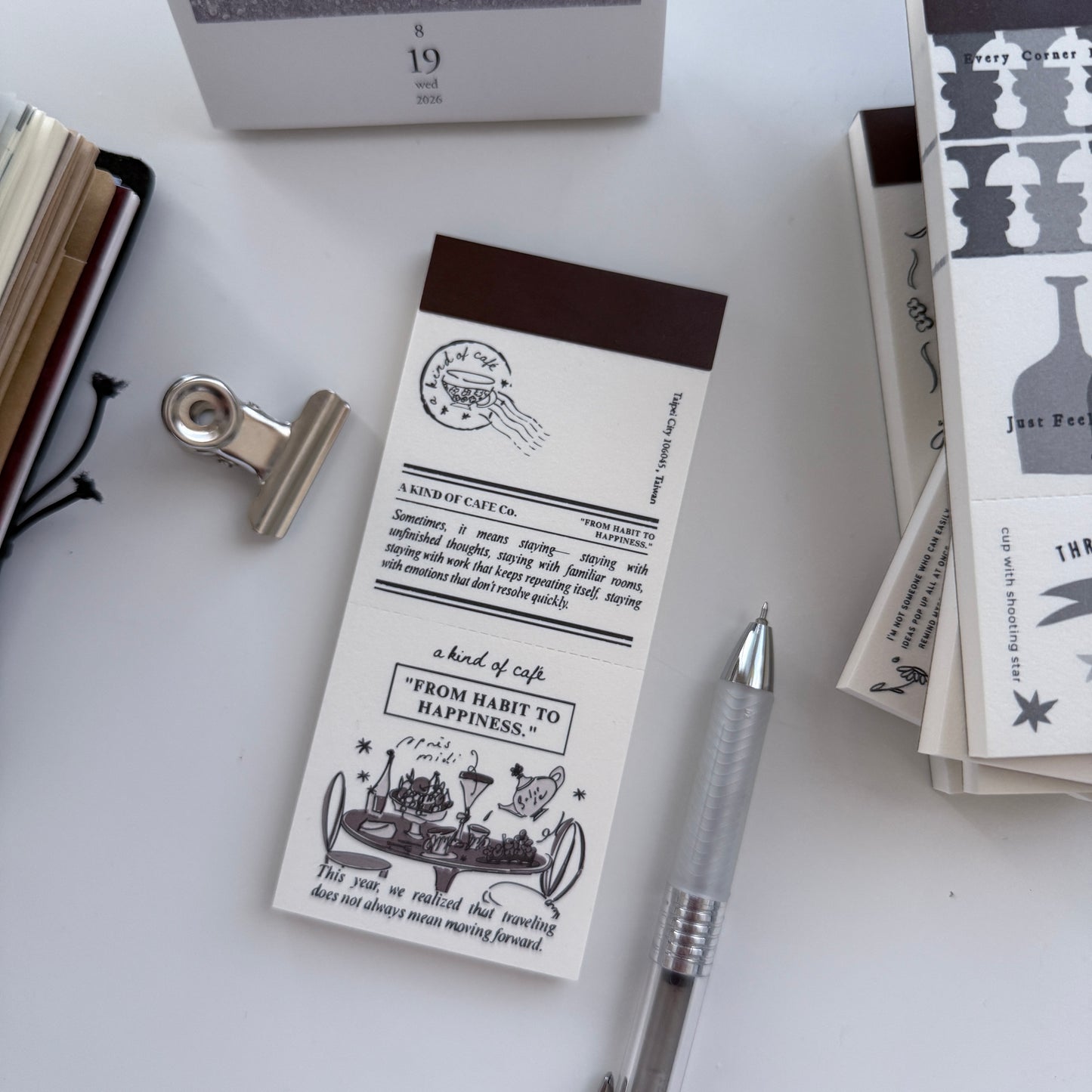 A Kind of Cafe Memo Pads / 8 Designs