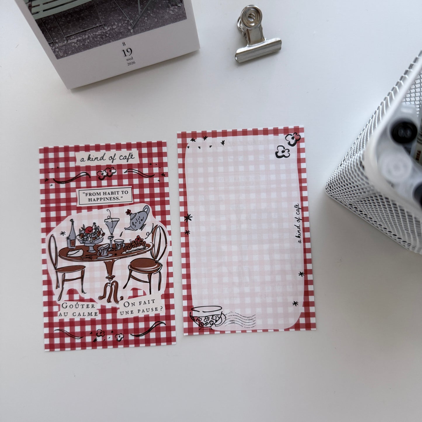 A Kind of Cafe Journaling Material Paper / 7 Designs