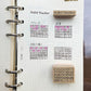 Stamp Marche Monthly Log Stamp