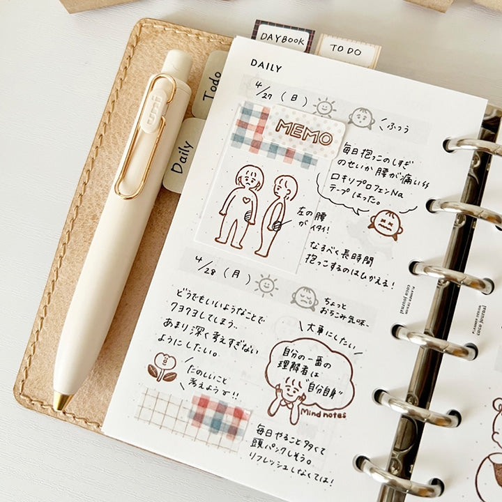 Stamp Marche x Peppoko Girl Stamp / Mind notes