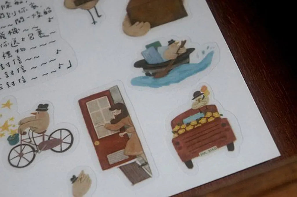 Yamadoro Mr. Bird Express Transfer Sticker