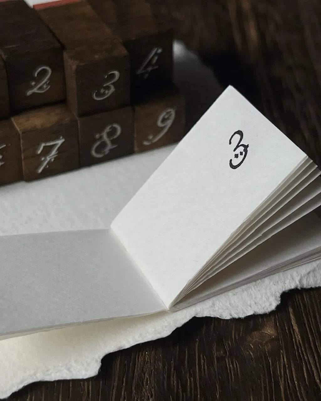 Yamadoro Star Number Rubber Stamp Set