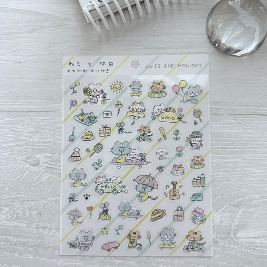 Cozyca Noriyuki Echigawa Large Sticker Sheet / 2 Designs